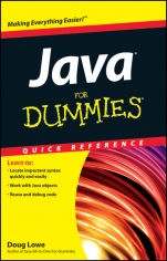 Java For Dummies Quick Reference - ISBN 9781118168233
