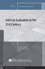 Internal Evaluation in the 21st Century: New Directions for Evaluation, Number 132 - ISBN 9781118204306