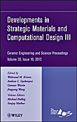 Developments in Strategic Materials and Computational Design III - ISBN 9781118206003