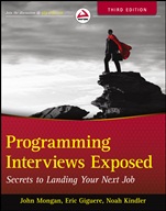 Programming Interviews Exposed: Secrets to Landing Your Next Job - ISBN 9781118261361
