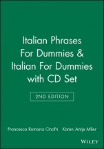 Italian Phrases For Dummies & Italian For Dummies, 2nd Edition with CD Set - ISBN 9781118275382