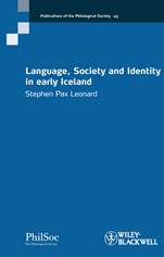 Language, Society and Identity in early Iceland - ISBN 9781118294963