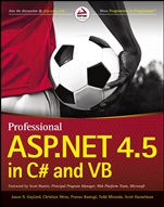 Professional ASP.NET 4.5 in C# and VB - ISBN 9781118311820