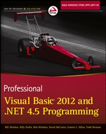 Professional Visual Basic 2012 and .NET 4.5 Programming - ISBN 9781118314456