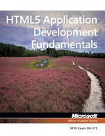 Exam 98–375 HTML5 Application Development Fundamentals - ISBN 9781118359938