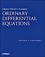 Solutions Manual to accompany Ordinary Differential Equations - ISBN 9781118398999