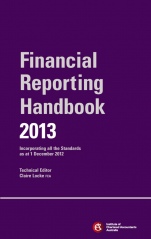 Financial Reporting Handbook 2013 + E–Text Registration Card: Incorporating all the Standards as at 1 December 2012 - ISBN 9781118452349