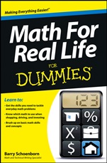 Math For Real Life For Dummies - ISBN 9781118453308