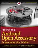 Professional Android Open Accessory Programming with Arduino - ISBN 9781118454763