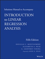 Solutions Manual to accompany Introduction to Linear Regression Analysis - ISBN 9781118471463