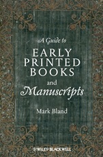A Guide to Early Printed Books and Manuscripts - ISBN 9781118492154