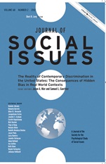 The Reality of Contemporary Discrimination in the United States: The Consequences of Hidden Bias in Real World Contexts - ISBN 9781118492246
