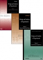 Design and Analysis of Experiments, 3 Volume Set - ISBN 9781118533833