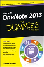OneNote 2013 For Dummies - ISBN 9781118550564