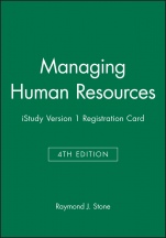 Managing Human Resources 4e iStudy Version 1 Registration Card - ISBN 9781118592175