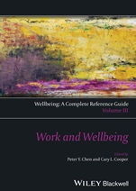 Wellbeing: A Complete Reference Guide: Work and Wellbeing - ISBN 9781118608364