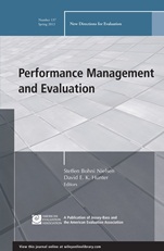 Performance Management and Evaluation: New Directions for Evaluation, Number 137 - ISBN 9781118627570