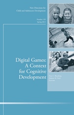 Digital Games: A Context for Cognitive Development: New Directions for Child and Adolescent Development, Number 139 - ISBN 9781118641019