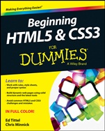 Beginning HTML5 and CSS3 For Dummies - ISBN 9781118657201