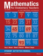 Mathematics for Elementary Teachers: A Contemporary Approach 10e Student Activity Manual - ISBN 9781118679043
