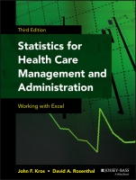 Statistics for Health Care Management and Administration: Working with Excel - ISBN 9781118712658