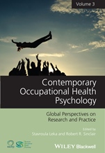 Contemporary Occupational Health Psychology, Volume 3: Global Perspectives on Research and Practice - ISBN 9781118713907