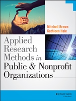 Applied Research Methods in Public and Nonprofit Organizations - ISBN 9781118737361