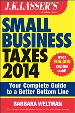 J.K. Lassers Small Business Taxes 2014: Your Complete Guide to a Better Bottom Line - ISBN 9781118754924