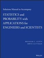 Solutions Manual to Accompany Statistics and Probability with Applications for Engineers and Scientists - ISBN 9781118789698