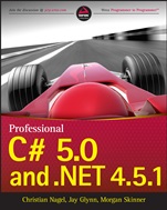 Professional C# 5.0 and .NET 4.5.1 - ISBN 9781118833032