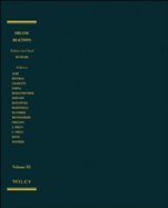 Organic Reactions, Volume 83 - ISBN 9781118835227
