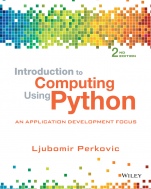 Introduction to Computing Using Python: An Application Development Focus - ISBN 9781118890943