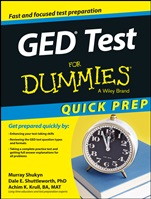 GED Test For Dummies, Quick Prep - ISBN 9781118899908