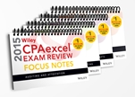 Wiley CPAexcel Exam Review 2015 Focus Notes, 4–Volume Set - ISBN 9781118917718