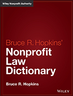 Hopkins Nonprofit Law Dictionary - ISBN 9781118996089