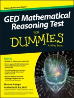GED Mathematical Reasoning Test For Dummies - ISBN 9781119030089