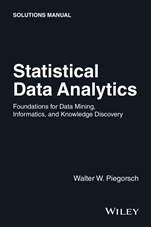 Statistical Data Analytics: Foundations for Data Mining, Informatics, and Knowledge Discovery, Solutions Manual - ISBN 9781119030652