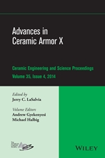 Advances in Ceramic Armor X, Volume 35, Issue 4 - ISBN 9781119040439