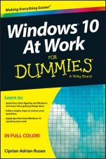 Windows 10 At Work For Dummies - ISBN 9781119051855