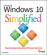 Windows 10 Simplified - ISBN 9781119057154
