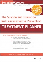 The Suicide and Homicide Risk Assessment and Prevention Treatment Planner, with DSM–5 Updates - ISBN 9781119073314