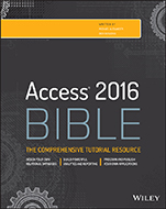 Access 2016 Bible - ISBN 9781119086543