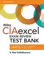 Wiley CIAexcel Exam Review Test Bank: Complete Set - ISBN 9781119095224