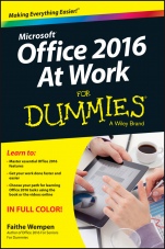 Office 2016 at Work For Dummies - ISBN 9781119144601