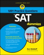Sat: 1,001 Practice Questions For Dummies - ISBN 9781119215844