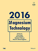 Magnesium Technology 2016 - ISBN 9781119225805