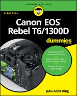 Canon EOS Rebel T6/1300D For Dummies - ISBN 9781119295648