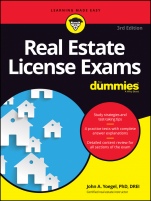 Real Estate License Exams For Dummies with Online Practice Tests - ISBN 9781119370659