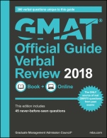 GMAT Official Guide 2018 Verbal Review: Book + Online - ISBN 9781119387442