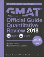 GMAT Official Guide 2018 Quantitative Review: Book + Online - ISBN 9781119387497